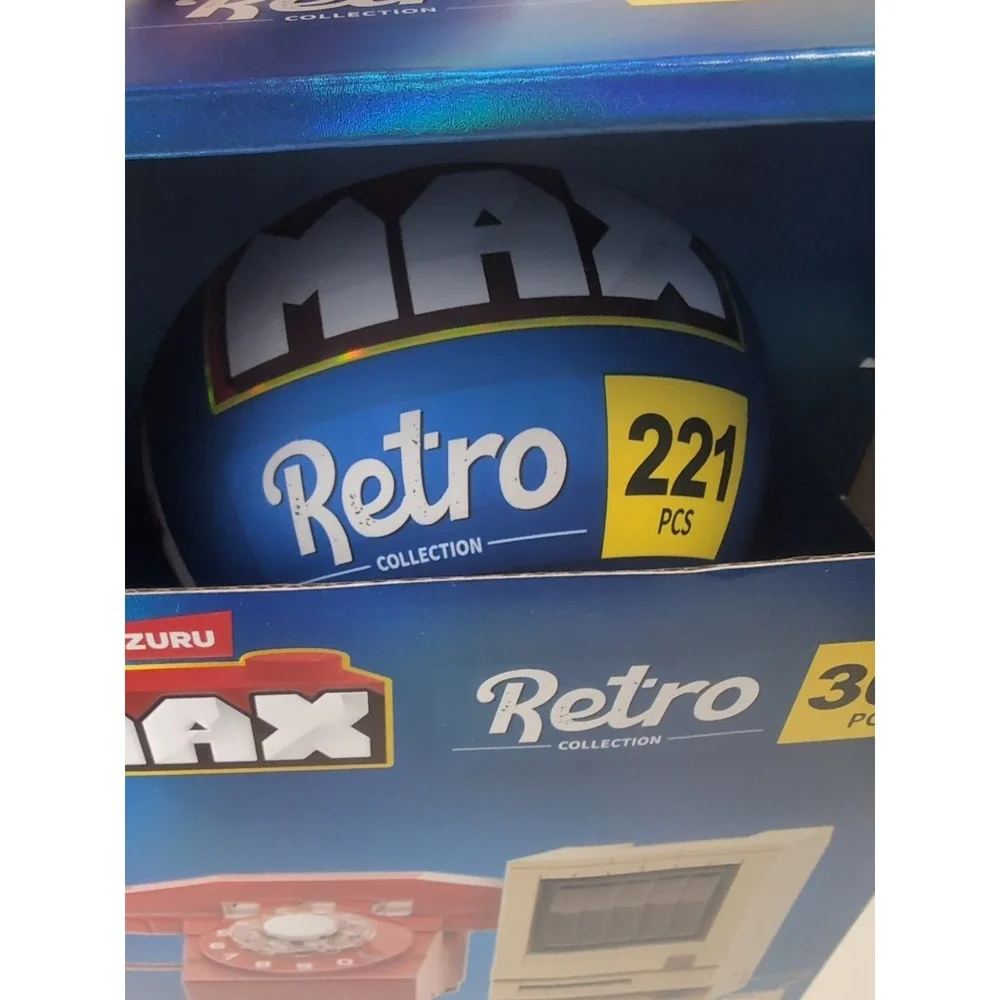 ZURU MAX Retro Collection Building Set 362 Pcs Rotary Phone & Computer 8+ Bricks